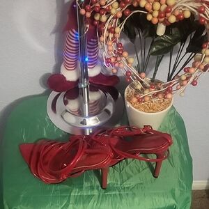 Ada Bold Red Strappy Heels